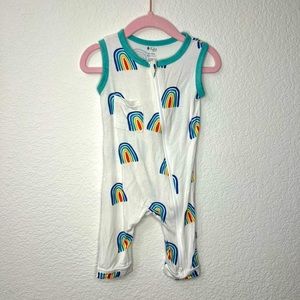 Kyte Baby Jade Rainbow 6-12 month Sleeveless Romper